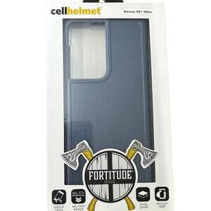 Cellhelmut  Fortitude Cell Phone Case Samsung Galaxy S21 Ultra Blue